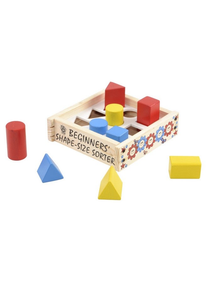 Skillofun Skillofun Wooden Beginner's Shape Size Sorter, Non-Toxic Eco-Friendly Wood | Enhances Grip and Early Learning | Understand Shapes and Colors | Hand-Eye Coordination and Motor Skills Development - Image 3