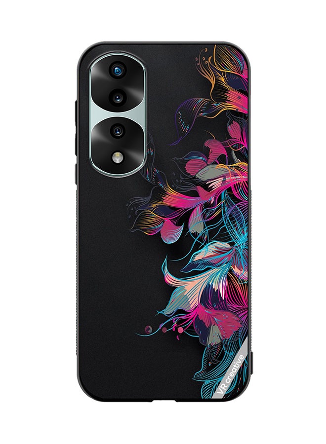 VR CREATIVE Protective Case Cover For Honor 70 Pro Flower Design Multicolour - Image 1