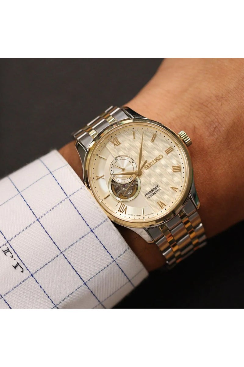 سيكو Seiko Presage Japanese Zen Gardens Automatic Stainless Steel Watch SSA464J1-SARY238 - Image 4
