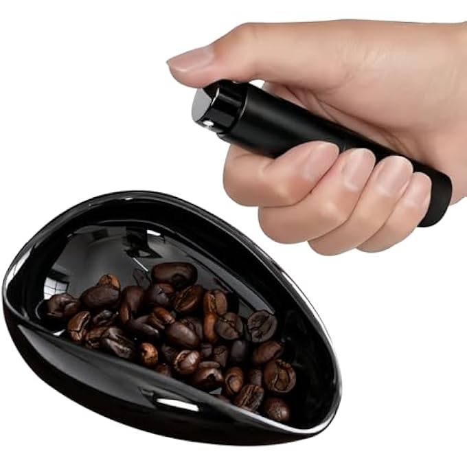 rayihni Coffee Bean Dosing Cup And Spray Bottle SetCeramic Coffee Bean Dosing Tray  Spritzer For Tea Espresso Vessel Accessories Kit Gift For Coffee Lovers - Image 1