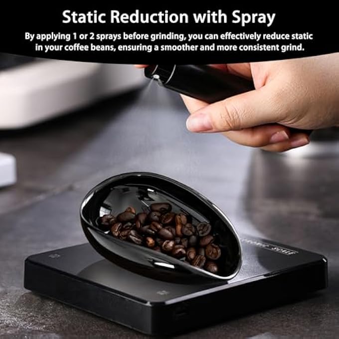 rayihni Coffee Bean Dosing Cup And Spray Bottle SetCeramic Coffee Bean Dosing Tray  Spritzer For Tea Espresso Vessel Accessories Kit Gift For Coffee Lovers - Image 3
