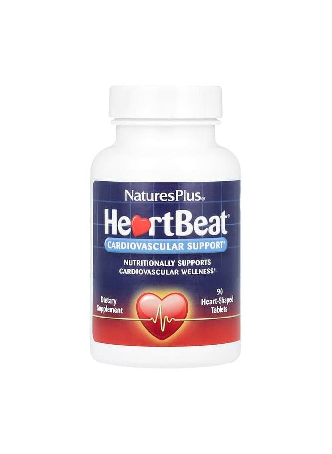 HeartBeat®, Cardiovascular Support, 90 Heart-Shaped Tablets