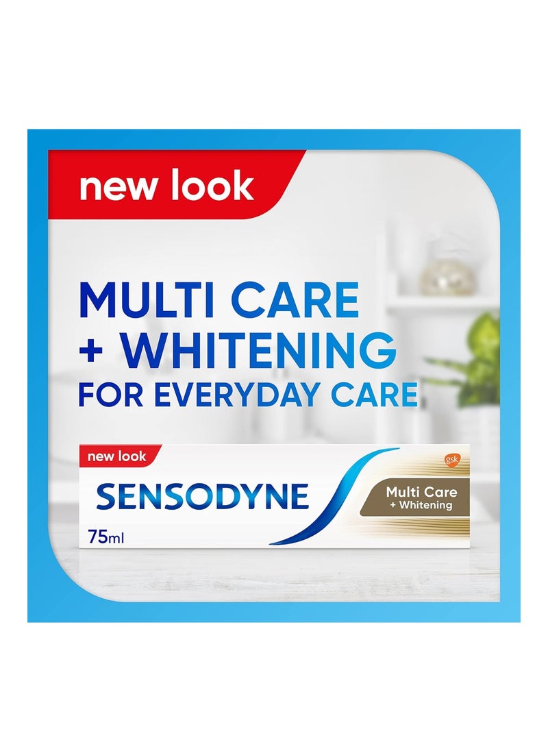 Sensodyne Multi Care Plus Whitening Toothpaste 75Ml  - Image 3