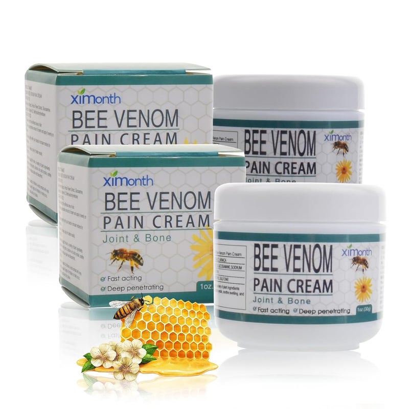 CHANGARLOAD New Zealand Bee Venom Cream for Body Part 2 PCS Specially Selected Bee Venom Joint Cream Designed for Daily Care of Back Neck Hands and Feet Joints Providing Comfortable Care Experience - Image 1