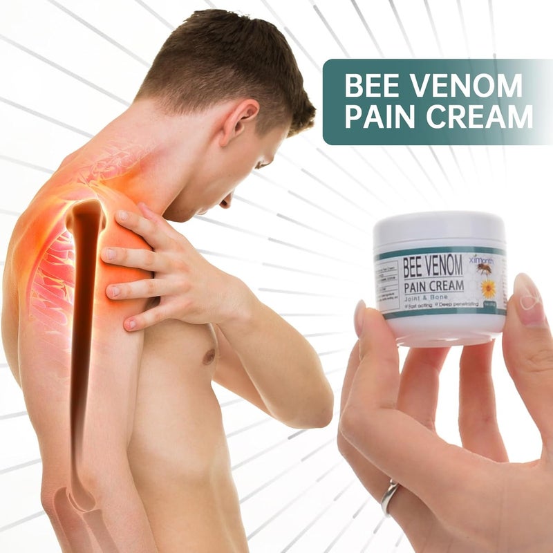 CHANGARLOAD New Zealand Bee Venom Cream for Body Part 2 PCS Specially Selected Bee Venom Joint Cream Designed for Daily Care of Back Neck Hands and Feet Joints Providing Comfortable Care Experience - Image 2