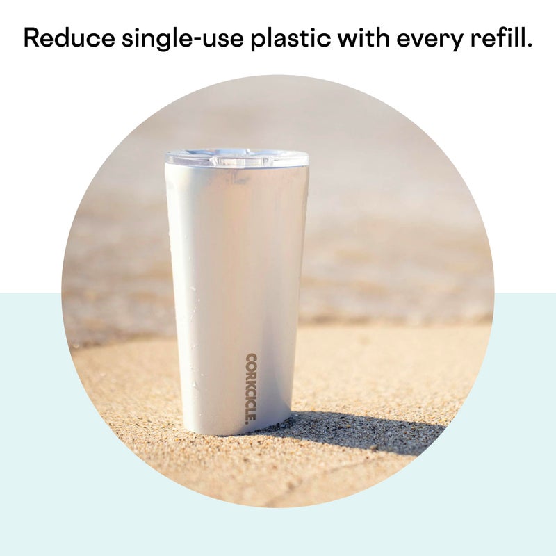 Corkcicle Classic Triple Insulated Coffee Mug with Lid, Gloss Powder Blue, 24 oz – Stainless Steel Travel Tumbler Keeps Beverages Cold 9+hrs, Hot 3hrs – Cupholder Friendly Travel Coffee Tumbler - Image 5