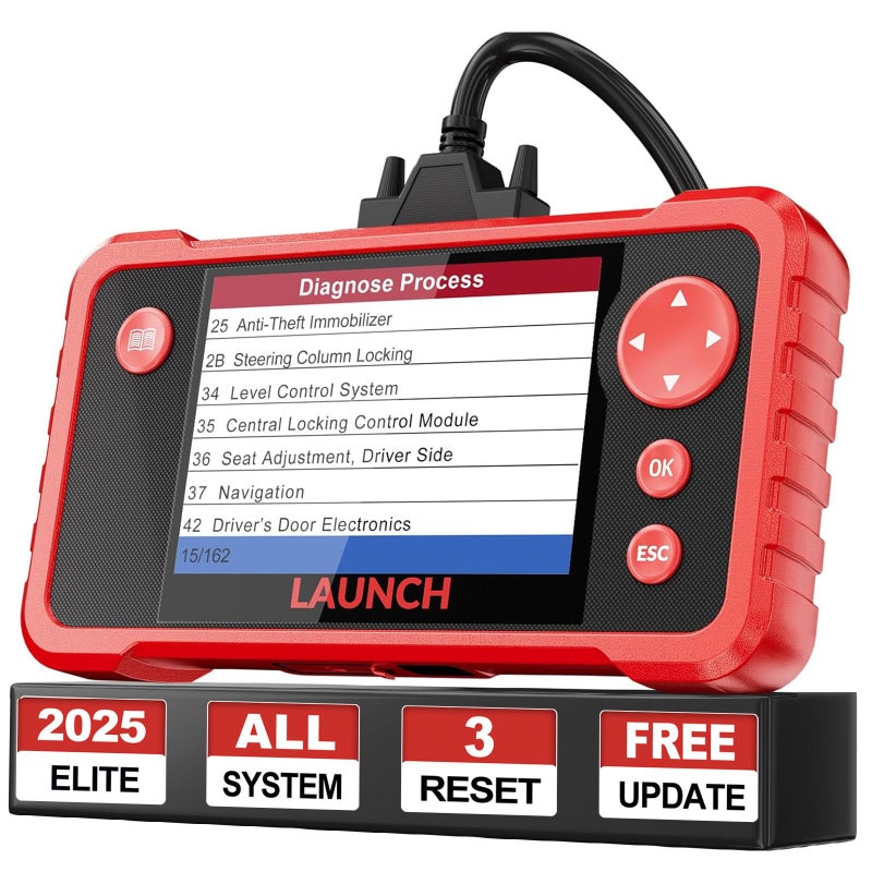 LAUNCH CRP123 V20 Plus 2025 New Model All System Scan Tool with 3 Reset Oil ServiceThrottle RelearnSAS ResetOBD2 Scanner Diagnostic ToolLifetime FRee Update