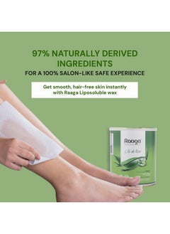 RAAGA PROFESSIONAL Liposoluble Body Wax | Aloe Vera (Contains Imported Ingredient) | Dermatologically Tested, Colophony Free | For Sensitive Skin (800 Ml)  - Image 3