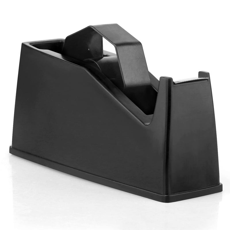 AWEI AZHI Heat Tape Dispenser, Masking Tape Dispenser, Holder Fits 1" and 3" Core, 6.8 x 2.2 x 3.4 Inch, Desktop Tape Dispenser, Heat Tape for Sublimation(Black) - Image 1