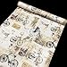 Yifely Shabby Chic Bikes Contact Paper Self-Adhesive Shelf Liner Drawer Locker Sticker 17.7 Inch by 9.8 Feet - Image 2
