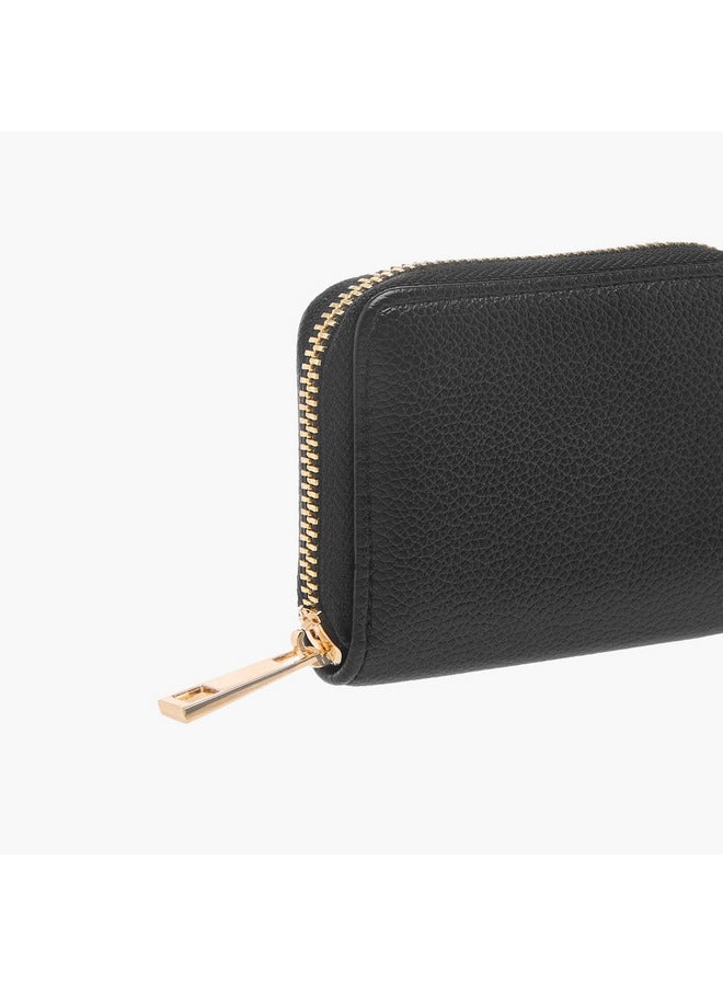 Flora Bella By Shoexpress Women Textured Wallet with Zip Around Closure  - Image 3