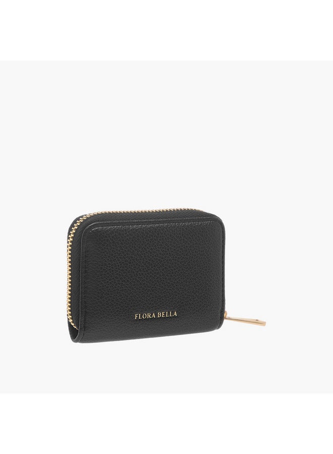 Flora Bella By Shoexpress Women Textured Wallet with Zip Around Closure  - Image 2