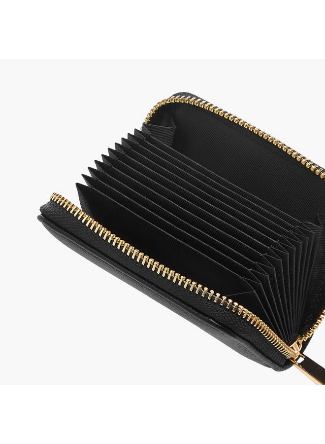 Flora Bella By Shoexpress Women Textured Wallet with Zip Around Closure  - Image 5