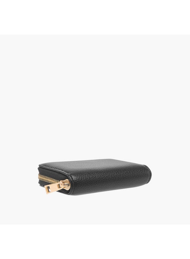 Flora Bella By Shoexpress Women Textured Wallet with Zip Around Closure  - Image 4