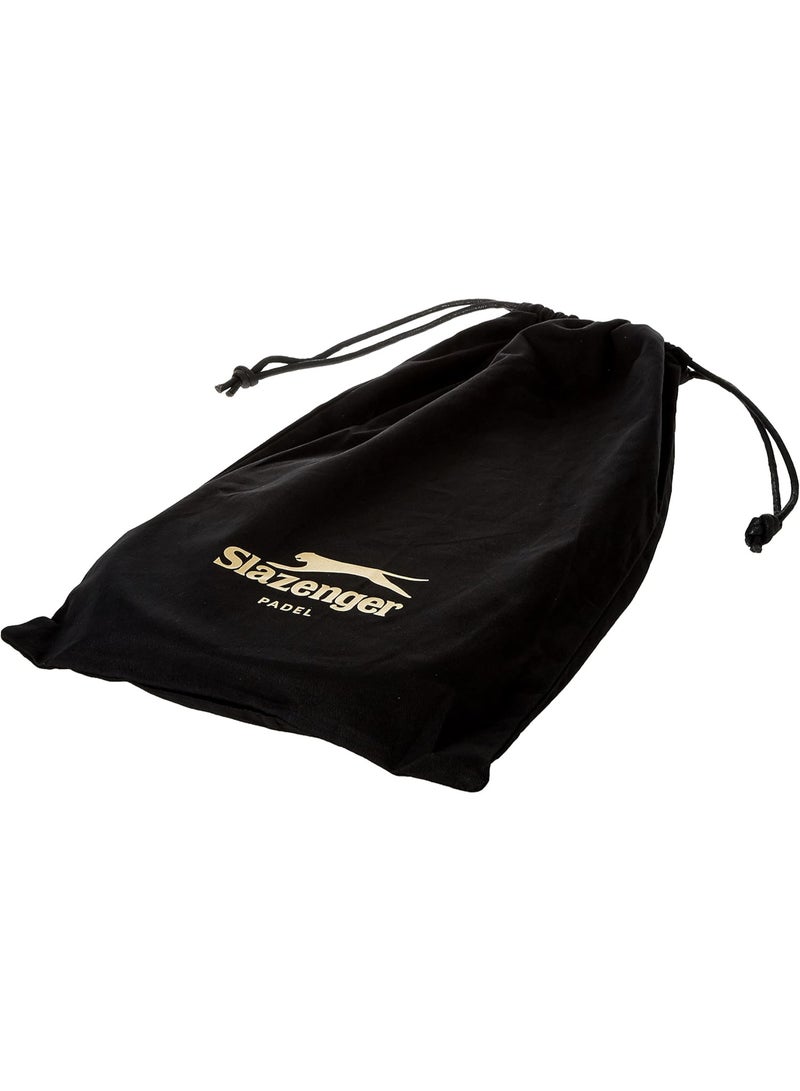 Slazenger Challenge No.1 Gold Hybrid Padel Racket, 360–370G, Medium-Hard Eva, 12K Carbon - Image 3