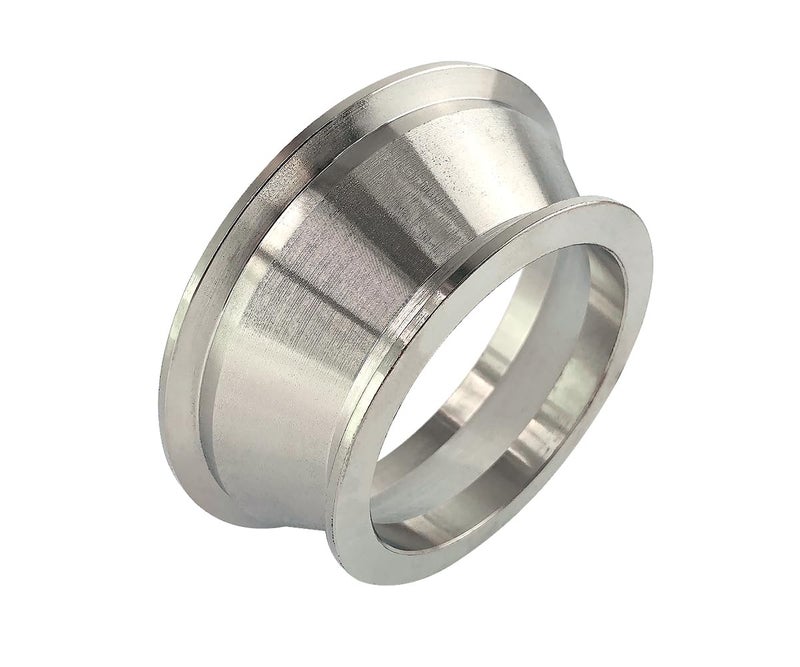 Elifecenter 3" to 4" Exhaust Flange Adapter,Turbo Exhaust V-band Adaptor Flange CNC(3"ID to 4"ID) - Image 1