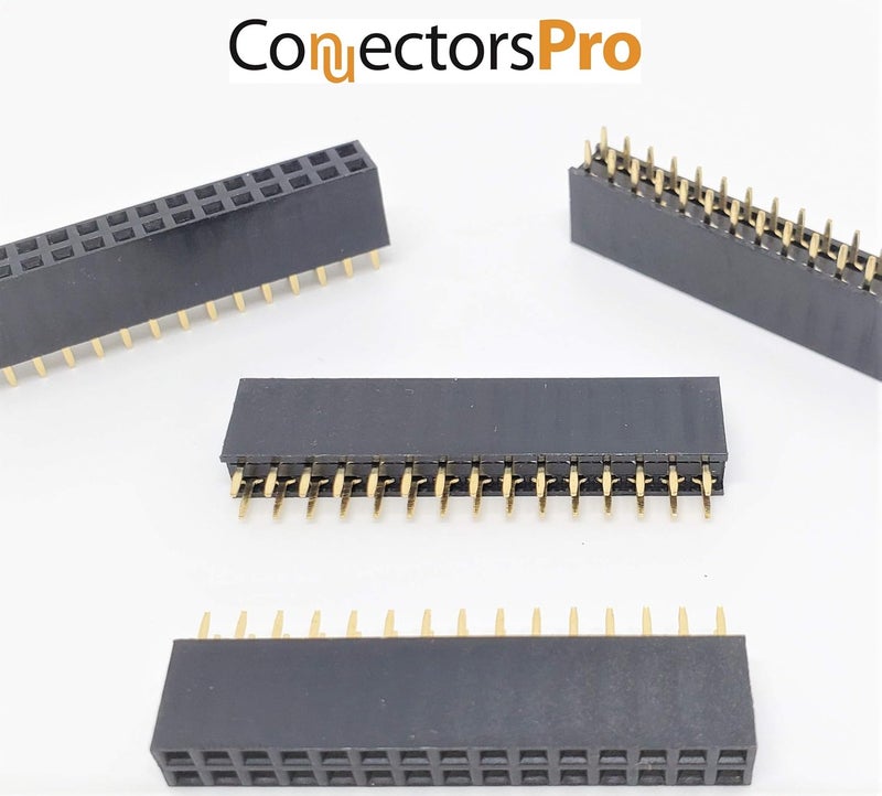 Connectors Pro 25-Pack 30P 2.54mm Pitch PCB Female Pin Headers - Image 2