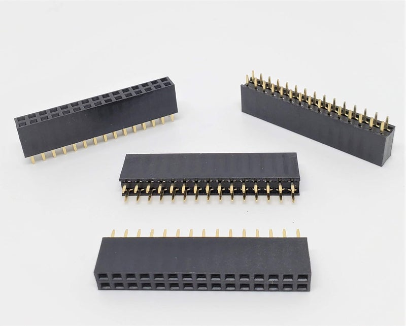 Connectors Pro 25-Pack 30P 2.54mm Pitch PCB Female Pin Headers - Image 1