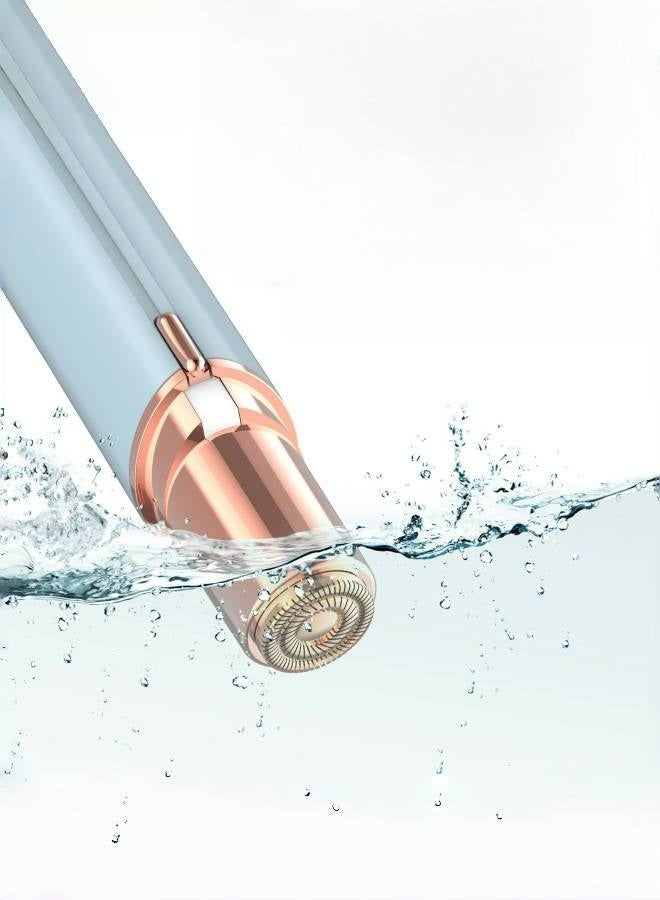 Facial Hair Removal for Women, Painless Epilator Hair Remover Device with 2 Pcs Replacement Heads , USB Rechargeable Face Electric Razor and Trimmer for ladies Lip, Chin, Arms - Image 4