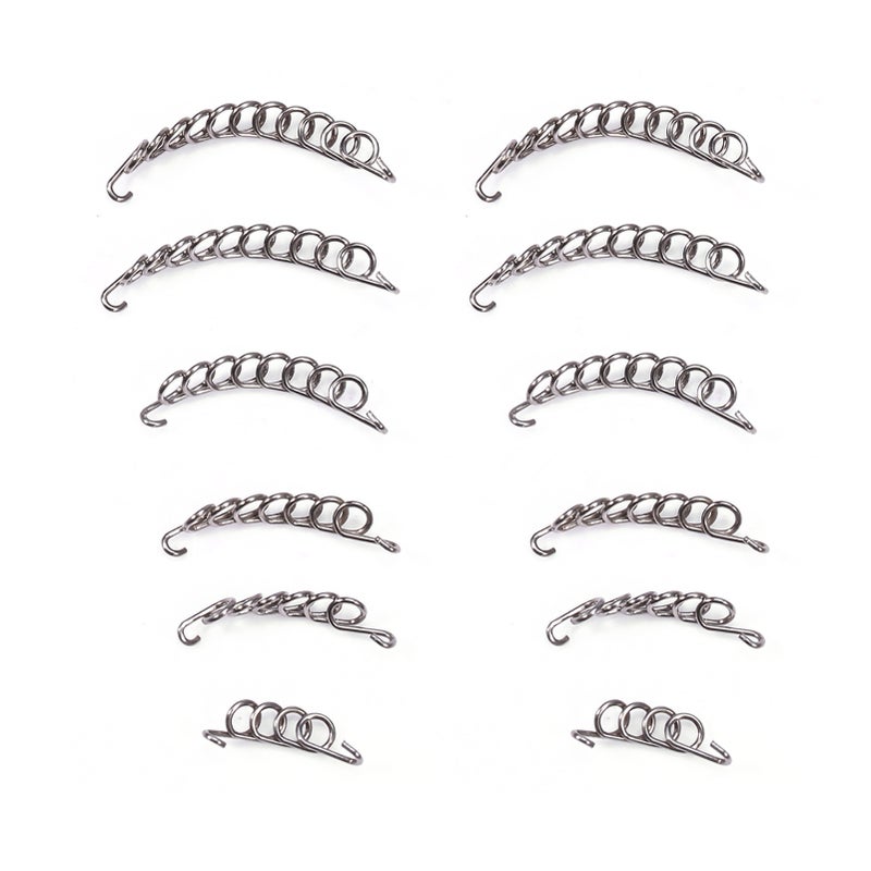 Ingrown Toenail Fixer 12 Pcs 6 Sizes Flexible Elastic - Pain Reducing Redness Relieving Toenail Correction Tool for Foot Care Ingrown Toenail Treatment - Image 3