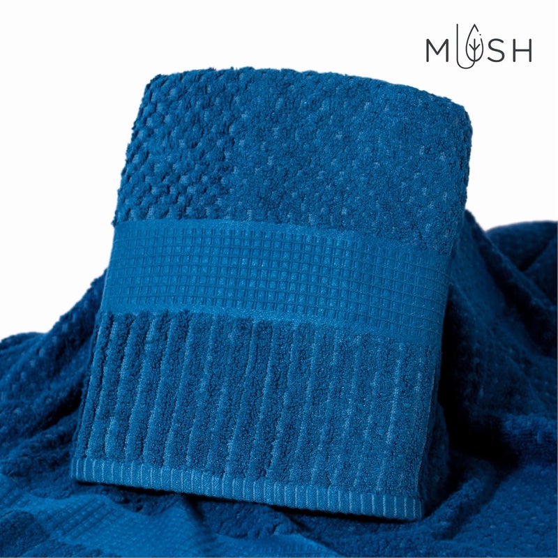 Mush Bamboo Bath Towel Popcorn Weave 450 GSM Large Towel for Men Women 3X Softer Absorbent Than Cottton - Image 2