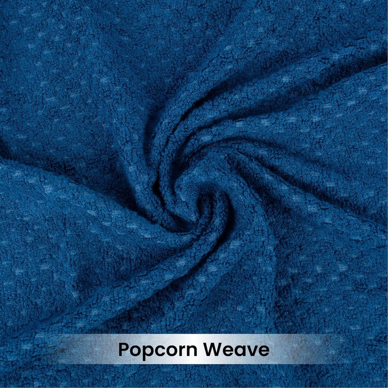 Mush Bamboo Bath Towel Popcorn Weave 450 GSM Large Towel for Men Women 3X Softer Absorbent Than Cottton - Image 3