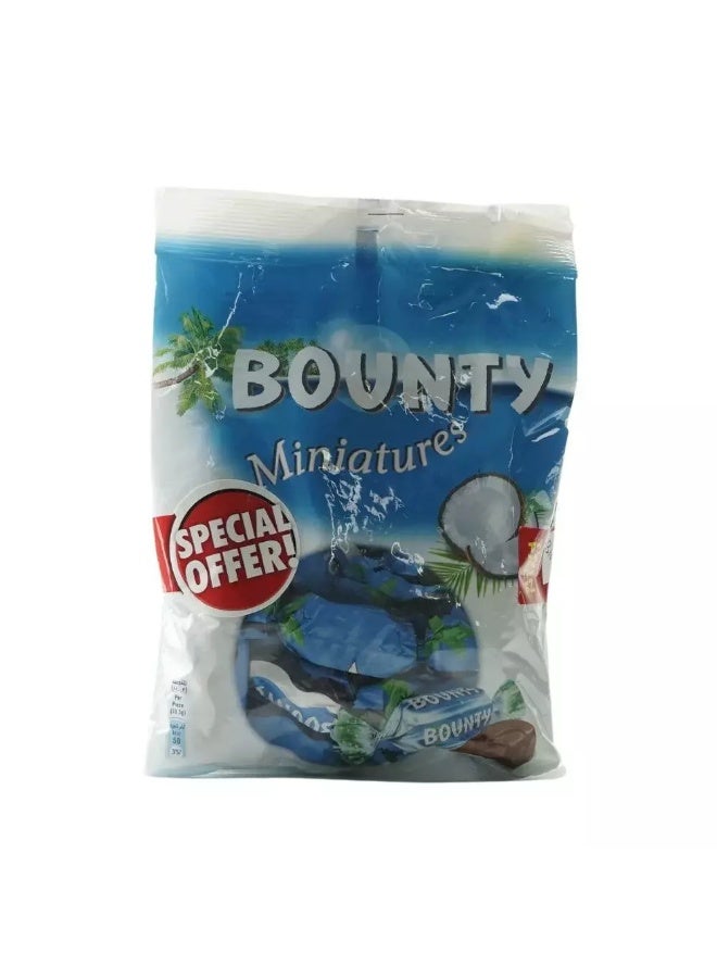 Bounty باونتي مينيatures بنكهة جوز الهند - عبوة 2X150 جرام - Image 1