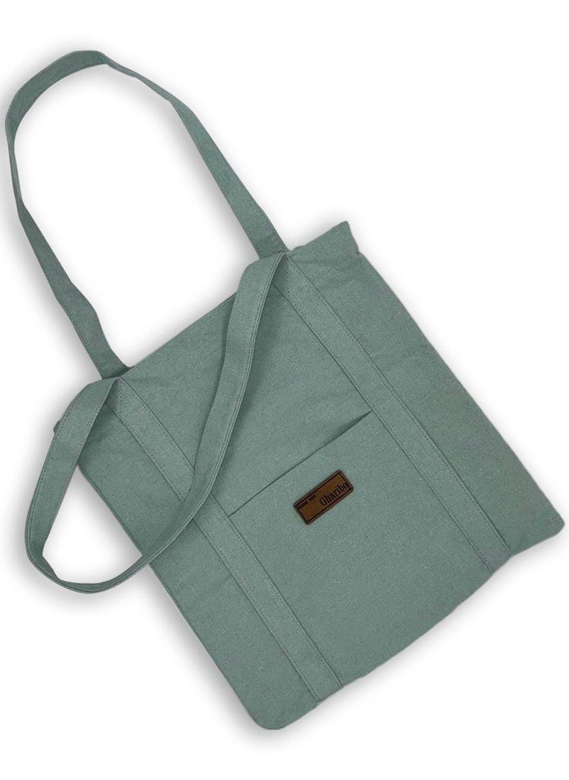 Gharibo Bags Women's linen Tote bag R230128E  - Image 3