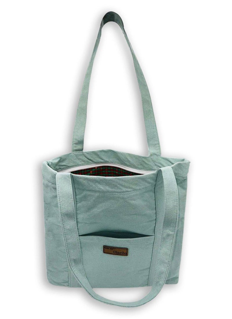 Gharibo Bags Women's linen Tote bag R230128E  - Image 2