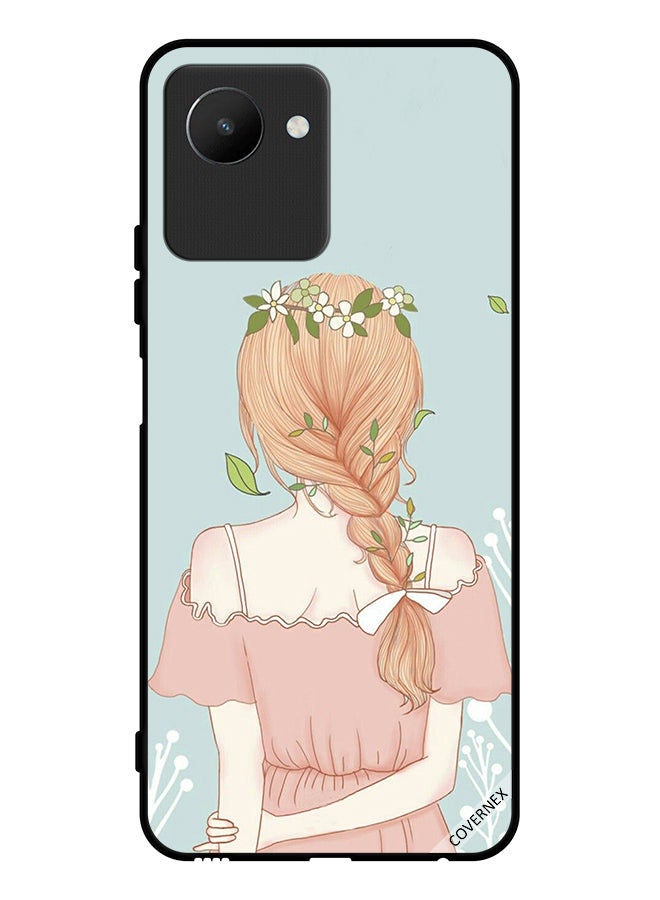 Covernex Protective Case Cover For Realme C30s Standing Girl Looking Cute - Image 1