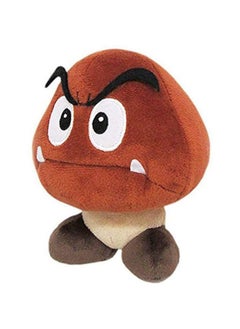 Little Buddy Super Mario All Star Collection 1427 Goomba Stuffed Plush, 5", Multi-Colored 