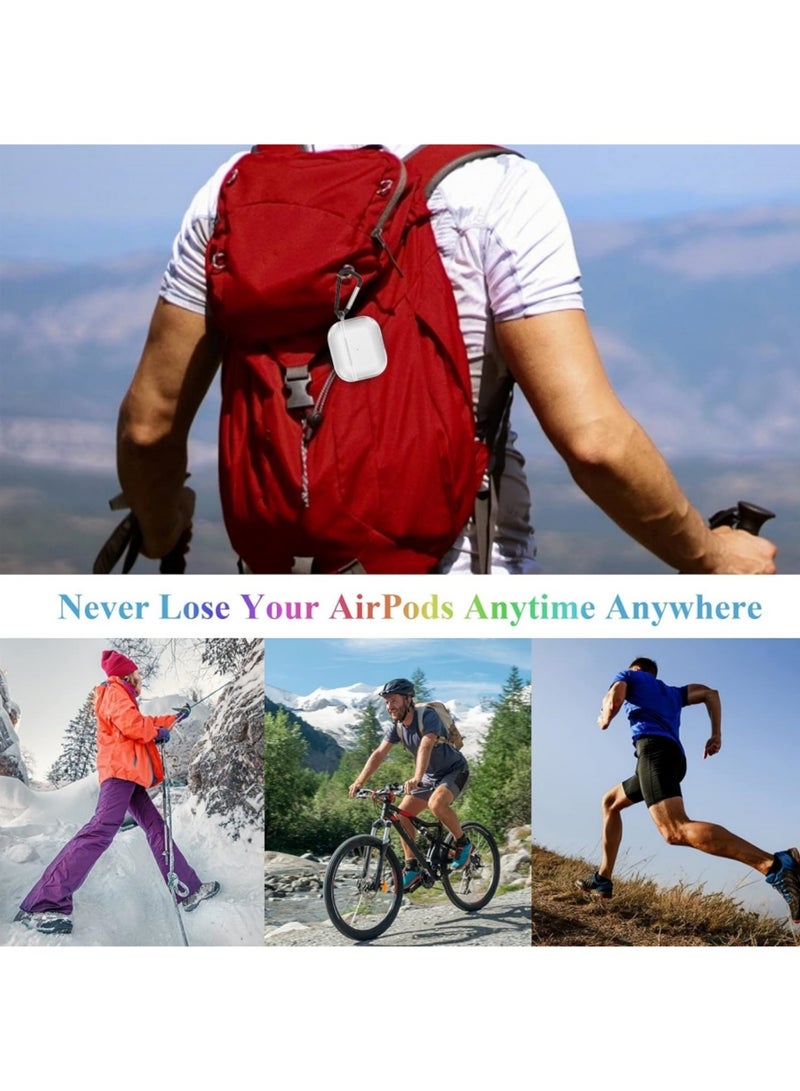 اووكاي جراب شفاف لسماعات AirPods Pro 3/AirPods Pro الجيل الثالث، جراب شفاف ناعم من مادة TPU لسماعات AirPods Pro 3، غطاء واقٍ مقاوم للصدمات لسماعات AirPods Pro الجيل الثالث مع سلسلة مفاتيح (شفاف) - Image 5