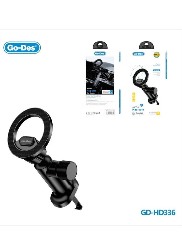 GO-DES HD336 Universal Car Mount Holder for Smartphones and GPS Devices - Image 1