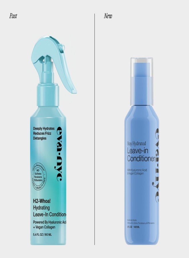 Eva NYC Hydrating Leave-In Conditioner Spray - Hyaluronic Acid + Vegan Collagen - Detangler + Heat Protectant - Lightweight Formula - Hydrating Deep Conditioner for Dry Hair - Jasmine Scent - 5 fl oz - Image 2