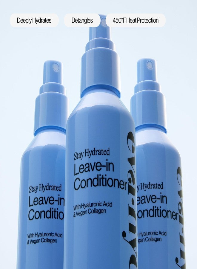 Eva NYC Hydrating Leave-In Conditioner Spray - Hyaluronic Acid + Vegan Collagen - Detangler + Heat Protectant - Lightweight Formula - Hydrating Deep Conditioner for Dry Hair - Jasmine Scent - 5 fl oz - Image 5