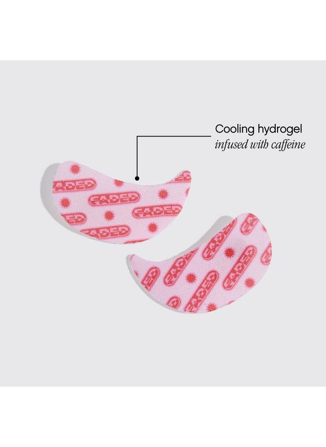 TOPICALS Topicals Faded Brightening Under Eye Masks | Patches to Depuff, Hydrate, Brighten and Cool | Reduce Dark Circles and Fine Lines | Contains Kojic Acid, Caffeine and Niacinamide (Set of 6)  - Image 4