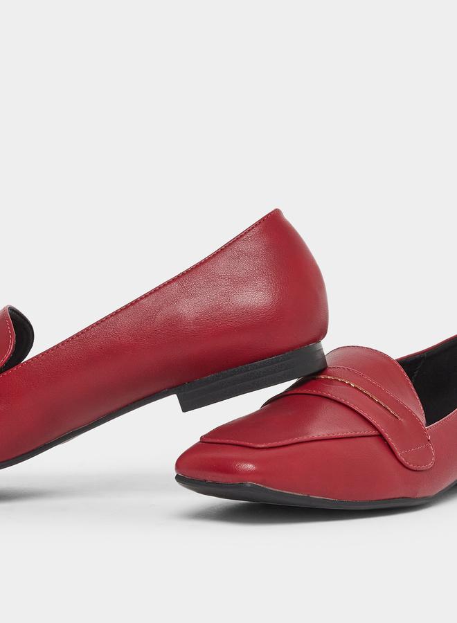 ريد حذاء لوفرز بمقدمة مربعة - Image 4