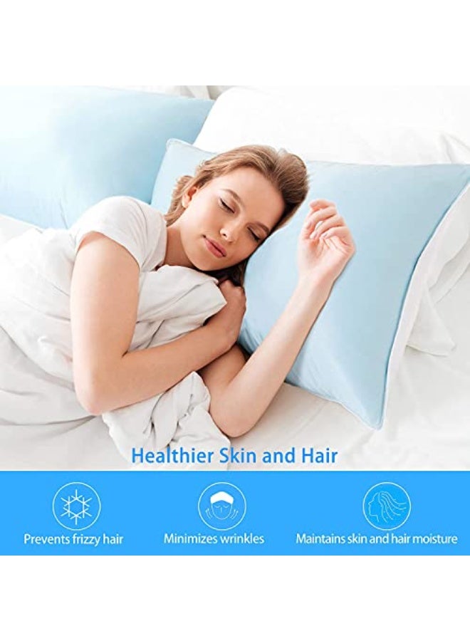 Cooling Pillows for Hot Sleepers with Double Sided Design Hypoallergenic Cooling Bed Pillow for Back Side Stomach Sleepers (1 Pack, 20 x 28 inch) - Image 5