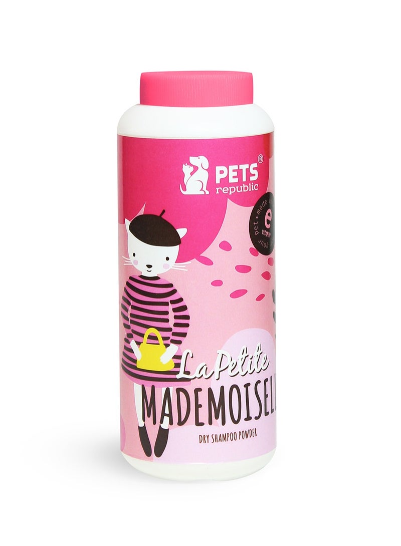 Pets Republic Dry Shampoo Powder La Petite Mademosile  200 gm