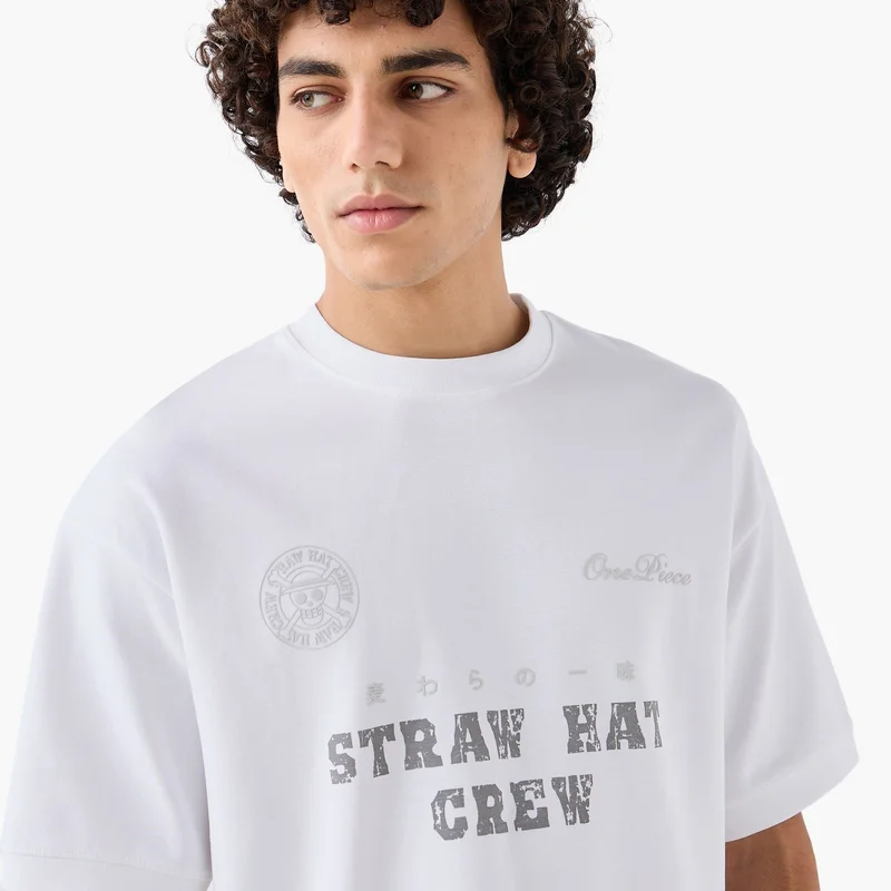 SP Characters Men Regular Fit Crew Neck Short Sleeves One Piece T-shirt