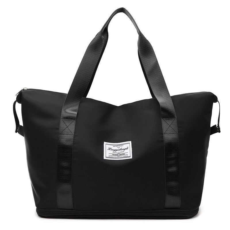 Generic Travel Bag Fitness Bag Waterproof Travel Bag Foldable Handbag Boarding Bag Outdoor Luggage Storage Bag Large - Image 1