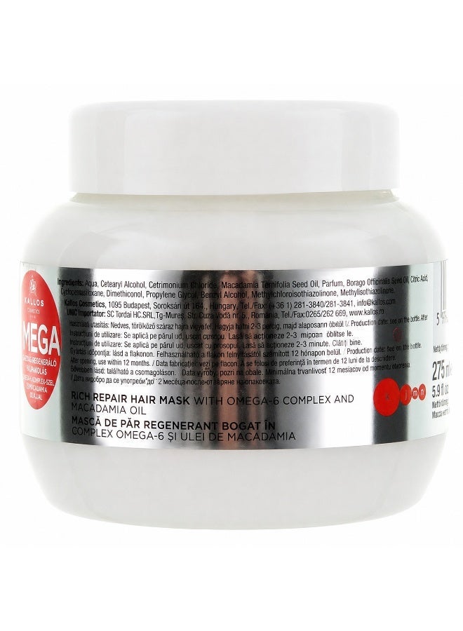 KALLOS Multivitamin Energising Hair Mask 275ml – Hair Mask for Deep Nourishment & Healthy Shine - Image 2