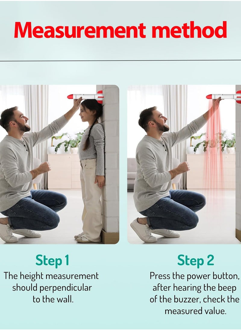 HEROCKX - Height Meter - Wireless Ultrasonic - Smart Digital Height Meter for Kids with LED Screen - Image 1