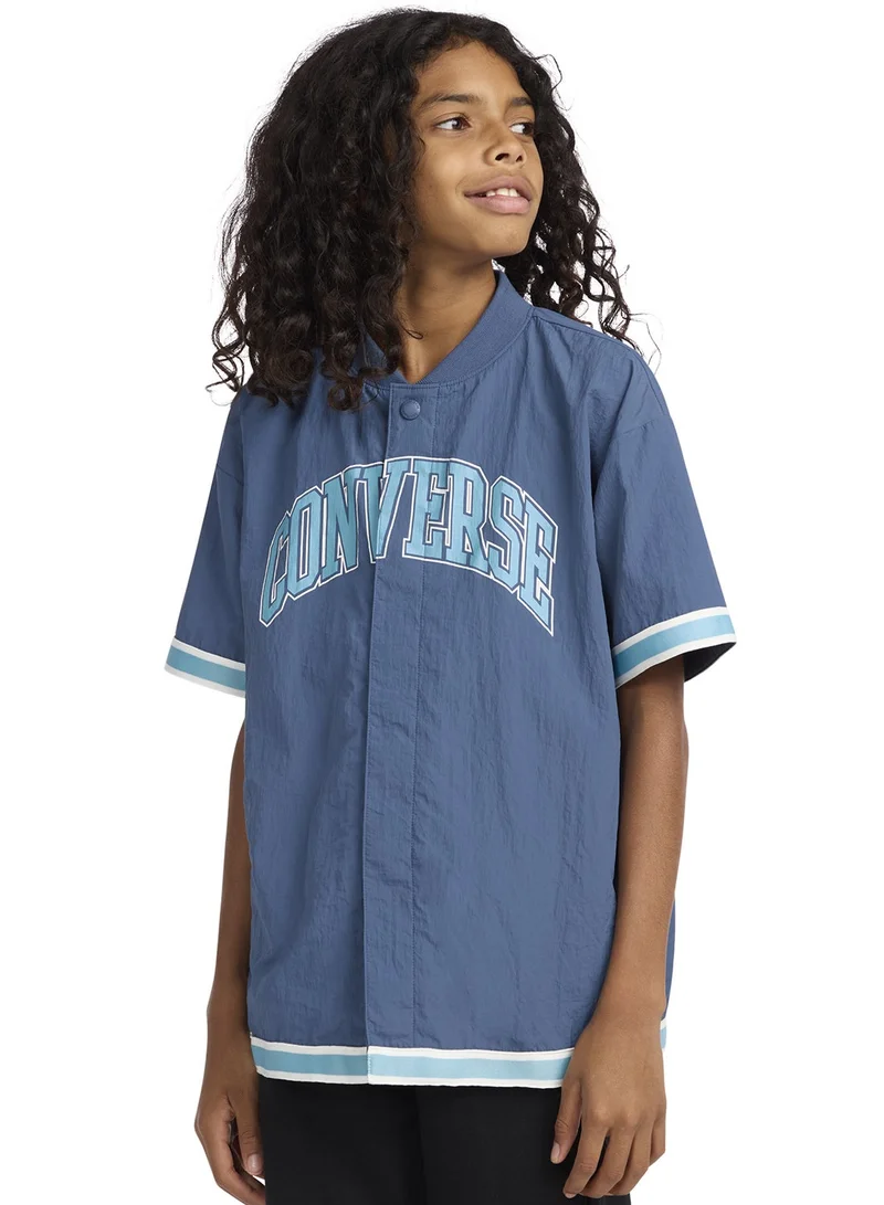 CONVERSE Youth Heritage Woven Top