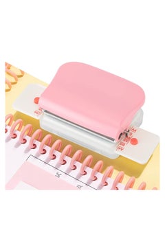 KASTWAVE 6 Hole Punch, Loose Leaf Paper Puncher for A4/A5/B5 Size, Portable Handheld Metal Circle Punch Paper Puncher, 5 Sheet Capacity  - Image 1