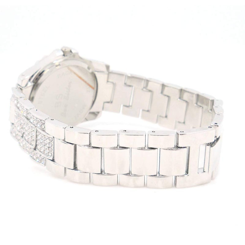 ARMRA Diamond Watch Iced Out Bling Rhinestone Gold Plated Silver Watch Stainless Steel Quartz Wrist Watches for Women Ladies Hip hop Men - Image 3