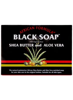 Madina Madina African Black Soap Shea Butter and Aloe Vera 35 oz Pack of 12 