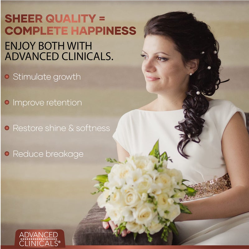 Advanced Clinicals Castor Oil Conditioning Hair Mask Natural Detangler & Hair Treatment W/Jamaican Black Castor Oil, Coconut Oil, & Biotin Repair For Color Treated, Dry, Or Damaged Hair, 12 Fl Oz - Image 5