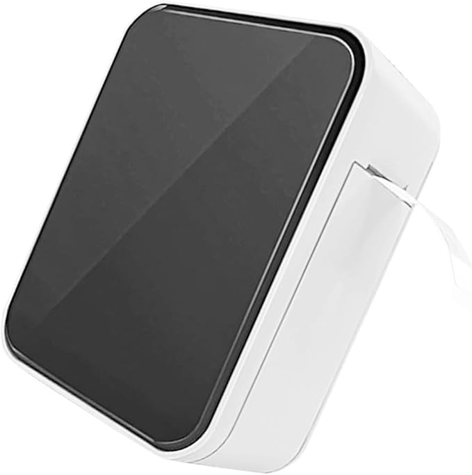 Portable USB Rechargeable Label Maker White Multiple Fonts For Home Office Organization - Image 1