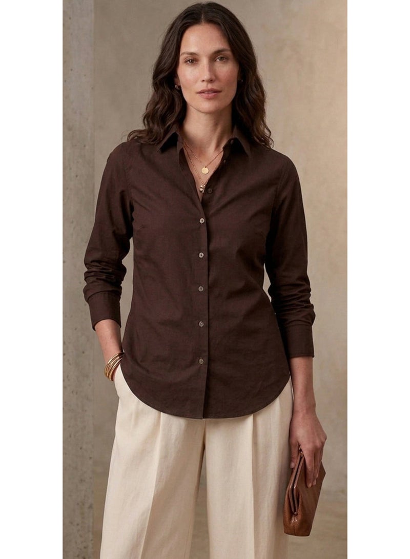 Carina Classic Button Placket Shirt - Image 1